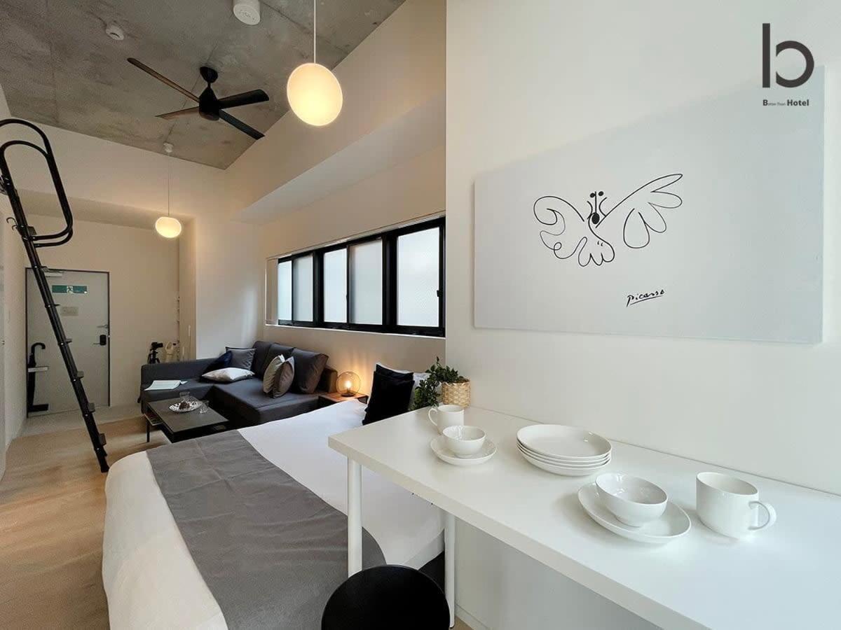 Bhotel Nekoyard - Stylish Loft Studio Steps From Peace Park Хіросіма Екстер'єр фото