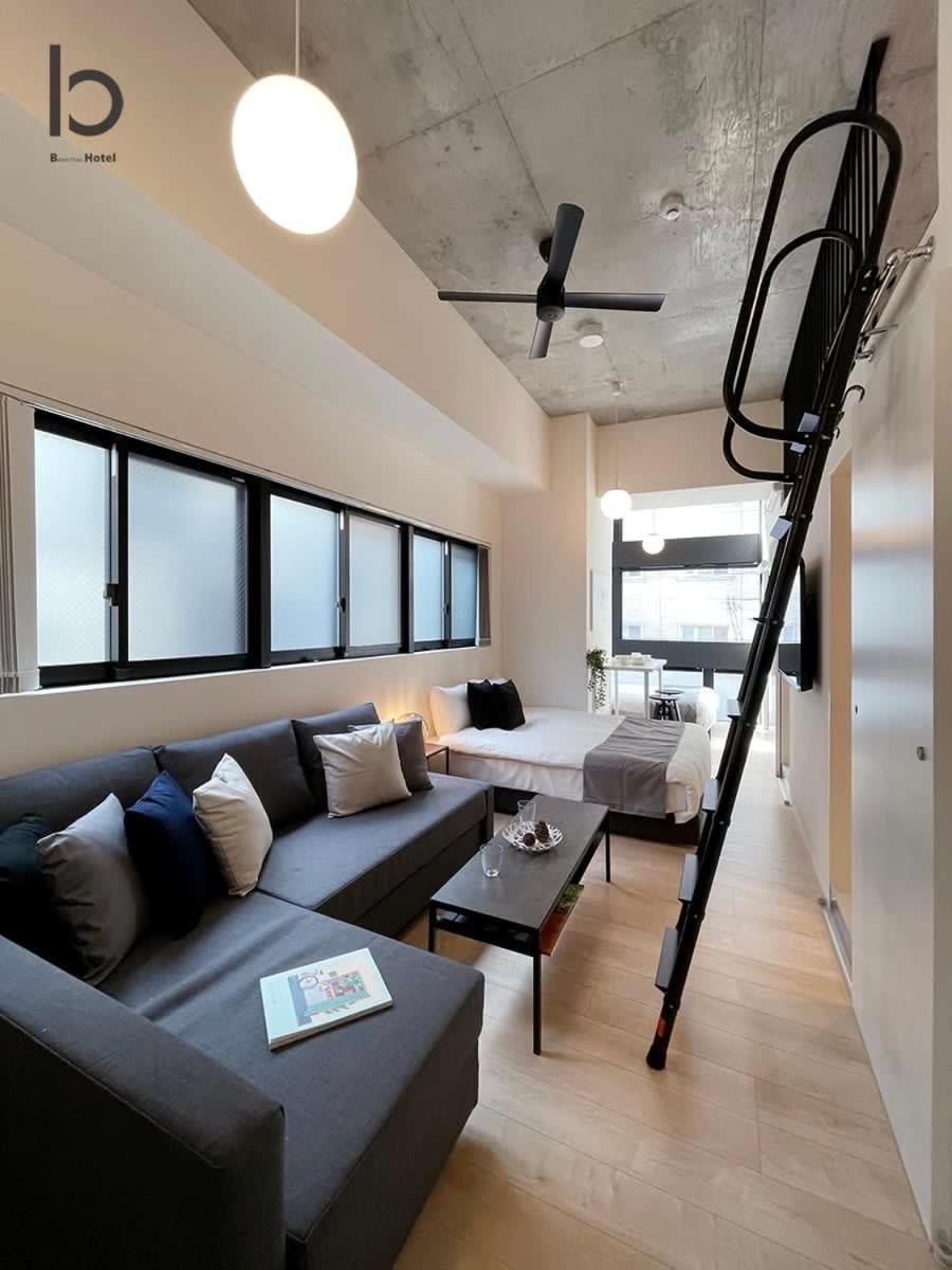 Bhotel Nekoyard - Stylish Loft Studio Steps From Peace Park Хіросіма Екстер'єр фото